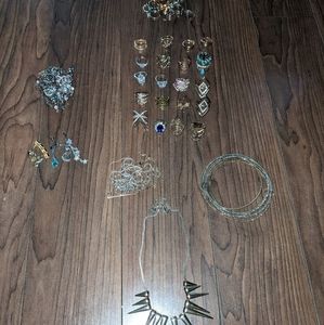 Rings, belly button rings, hoop earrings, jewelry